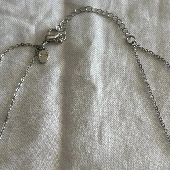 Pastel Cat Eye Statement Necklace Lavender Cabochon Mint Blue Charms - Picture 4 of 7